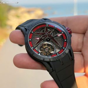 Đồng Hồ Roger Dubuis Replica Cao Cấp Excalibur RDDBEX0817 Tourbillon Nhà Máy BBR 45mm (2)