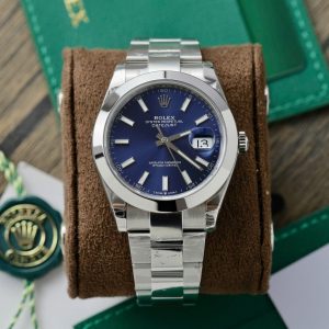 Đồng Hồ Rolex DateJust 126300 Rep 11 Mặt Số Xanh Dương Nhà Máy VS 41mm (1)