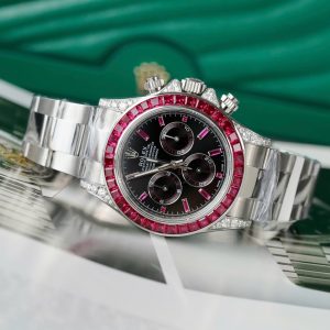 Đồng Hồ Rolex Daytona 126599TRU Chế Tác Đính Ruby Baguette Tổng Hợp 40mm (2)