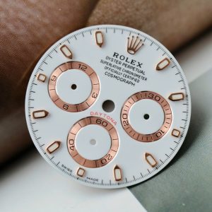 Đồng Hồ Rolex Daytona Mặt Thiên Thạch Chế Tác Bọc Vàng Thật + Đính Kim Cương Moissanite Baguette 40mm (10)