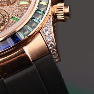 Đồng Hồ Rolex Daytona Rainbow Replica 11 Dây Cao Su Nhà Máy MS 40mm (2)