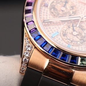 Đồng Hồ Rolex Daytona Rainbow Replica 11 Dây Cao Su Nhà Máy MS 40mm (2)