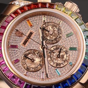 Đồng Hồ Rolex Daytona Rainbow Replica 11 Dây Cao Su Nhà Máy MS 40mm (2)