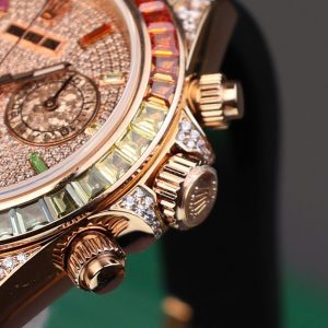 Đồng Hồ Rolex Daytona Rainbow Replica 11 Dây Cao Su Nhà Máy MS 40mm (2)