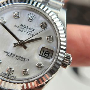Đồng Hồ Rolex Nữ Replica Cao Cấp DateJust Mặt MOP Dây Jubilee Nhà Máy THB 31mm (2)