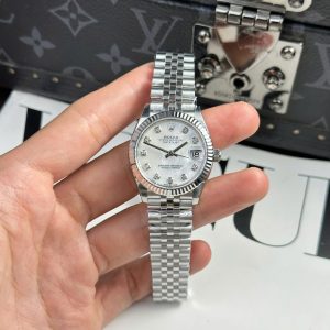 Đồng Hồ Rolex Nữ Replica Cao Cấp DateJust Mặt MOP Dây Jubilee Nhà Máy THB 31mm (2)