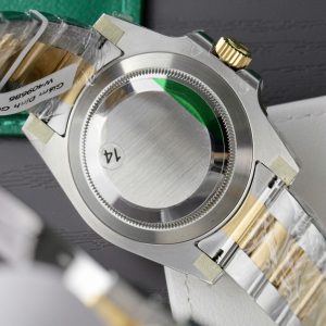 Đồng Hồ Rolex Submariner Mặt Xanh Blue Chế Tác Bọc Vàng Thật 40mm (2)