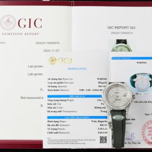 Đồng Hồ Rolex Yacht-Master Chế Tác Full Kim Cương Moissanite Dây Cao Su 42mm (2)