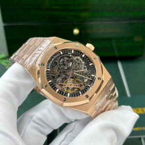 Đồng Hồ Audemars Piguet Replica 11 Royal Oak 15407 Mạ Vàng Hồng Nhà Máy THB 41mm (2)