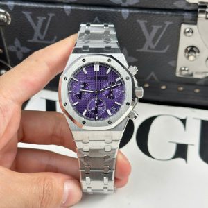 Đồng Hồ Audemars Piguet Royal Oak 26240ST Rep 1 1 Mặt Số Tím Máy Mỏng New 2025 41mm (2)