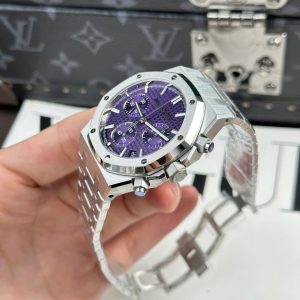 Đồng Hồ Audemars Piguet Royal Oak 26240ST Rep 1 1 Mặt Số Tím Máy Mỏng New 2025 41mm (2)