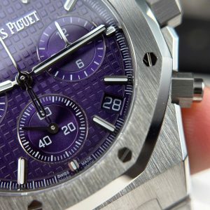 Đồng Hồ Audemars Piguet Royal Oak 26240ST Rep 1 1 Mặt Số Tím Máy Mỏng New 2025 41mm (2)