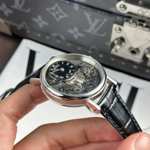 Đồng Hồ Breguet Tradition 7057 Replica Cao Cấp Dây Da Đen Nhà Máy ZF 40mm (1)