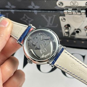 Đồng Hồ Breguet Tradition 7097 Chế Tác Màu Xanh Blue Nhà Máy ZF 40mm (4)