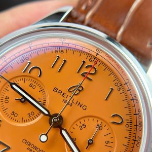 Đồng Hồ Breitling Premier B01 Chronograph Replica 11 Màu Cam Nhà Máy BLS 42mm (2)