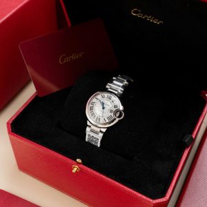 Đồng Hồ Cartier Ballon Bleu W6920046 Replica 11 Mặt Trắng Dây Kim Loại Nhà Máy AF 36mm (2)