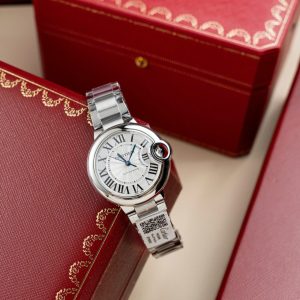 Đồng Hồ Cartier Ballon Bleu W6920046 Replica 11 Mặt Trắng Dây Kim Loại Nhà Máy AF 36mm (2)