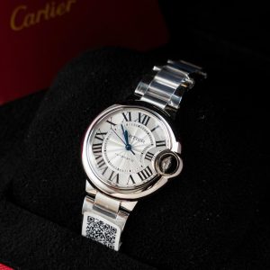 Đồng Hồ Cartier Ballon Bleu W6920046 Replica 11 Mặt Trắng Dây Kim Loại Nhà Máy AF 36mm (2)