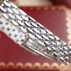 Đồng Hồ Cartier Panthere WGPN0007 Rep 11 Nữ Mặt Trắng Máy Pin 27x37mm (2)