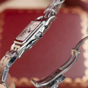 Đồng Hồ Cartier Panthere WGPN0007 Rep 11 Nữ Mặt Trắng Máy Pin 27x37mm (2)