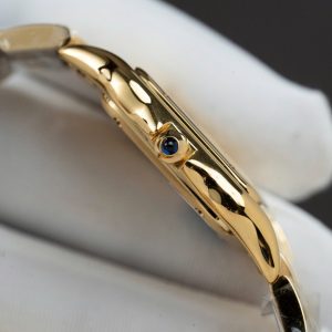 Đồng Hồ Cartier Panthere WGPN0009 Replica 11 Mạ Vàng Gold Mặt Trắng 27x37mm (2)