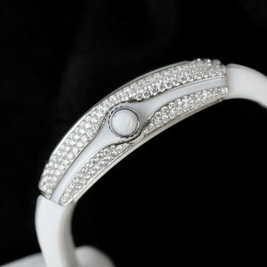 Đồng Hồ Franck Muller V32 Vanguard Lady Heart Chế Tác Đính Kim Cương Nhân Tạo 36mm (2)