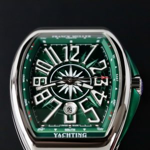 Đồng Hồ Franck Muller V45 Replica 11 Màu Xanh Lá Cây Nhà Máy ABF 45mm (2)