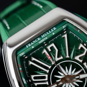 Đồng Hồ Franck Muller V45 Replica 11 Màu Xanh Lá Cây Nhà Máy ABF 45mm (2)