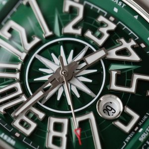 Đồng Hồ Franck Muller V45 Replica 11 Màu Xanh Lá Cây Nhà Máy ABF 45mm (2)