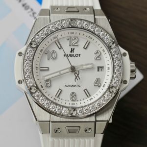 Đồng Hồ Hublot Big Bang One Click Titanium Đính Moissanite Chế Tác 39mm (10)