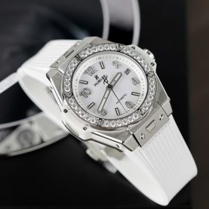 Đồng Hồ Hublot Big Bang One Click Titanium Đính Moissanite Chế Tác 39mm (10)