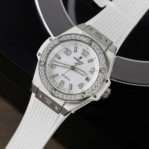 Đồng Hồ Hublot Big Bang One Click Titanium Đính Moissanite Chế Tác 39mm (10)