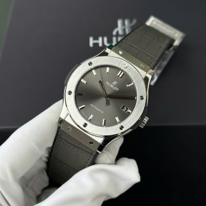 Đồng Hồ Hublot Classic Fusion Titanium Replica Cao Cấp Màu Xám Nhà Máy WWF 45mm (1)
