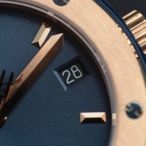 Đồng Hồ Hublot Replica 11 Classic Fusion King Gold Mặt Xanh Blue 33mm (2)