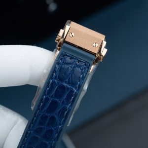 Đồng Hồ Hublot Replica 11 Classic Fusion King Gold Mặt Xanh Blue 33mm (2)