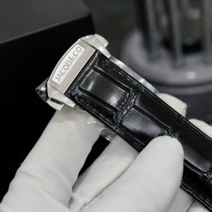 Đồng Hồ Jacob & Co Casino Roulette Replica 11 Cao Cấp Nhất Dây Da Đen 44mm (1)