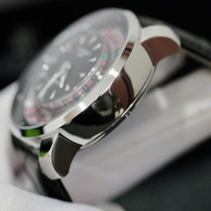 Đồng Hồ Jacob & Co Casino Roulette Replica 11 Cao Cấp Nhất Dây Da Đen 44mm (1)
