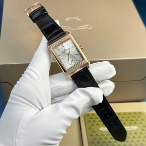 Đồng Hồ Jaeger LeCoultre Chế Tác Master Reverso Tribute Monoface Small Seconds Dây Da 27.4x45 (2)