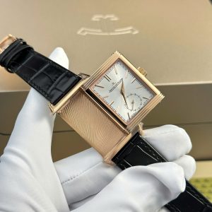 Đồng Hồ Jaeger LeCoultre Chế Tác Master Reverso Tribute Monoface Small Seconds Dây Da 27.4x45 (2)