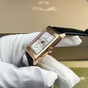 Đồng Hồ Jaeger LeCoultre Chế Tác Master Reverso Tribute Monoface Small Seconds Dây Da 27.4x45 (2)