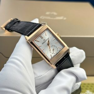 Đồng Hồ Jaeger LeCoultre Chế Tác Master Reverso Tribute Monoface Small Seconds Dây Da 27.4x45 (2)