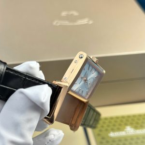 Đồng Hồ Jaeger LeCoultre Chế Tác Master Reverso Tribute Monoface Small Seconds Dây Da 27.4x45 (2)