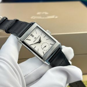 Đồng Hồ Jaeger LeCoultre Chế Tác Mặt Trắng Dây Da Xưởng MG 27.4×45 (2)