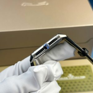 Đồng Hồ Jaeger LeCoultre Chế Tác Mặt Trắng Dây Da Xưởng MG 27.4×45 (2)