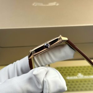 Đồng Hồ Jaeger LeCoultre Chế Tác Vỏ Mạ Vàng Hồng Dây Da Nhà Máy MG 27.4×45 (2)