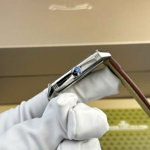 Đồng Hồ Jaeger LeCoultre Replica 11 Màu Đỏ Dây Da Nhà Máy MG 27.4×45 (2)