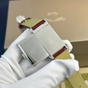 Đồng Hồ Jaeger LeCoultre Replica 11 Màu Đỏ Dây Da Nhà Máy MG 27.4×45 (2)