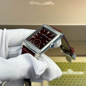Đồng Hồ Jaeger LeCoultre Replica 11 Màu Đỏ Dây Da Nhà Máy MG 27.4×45 (2)