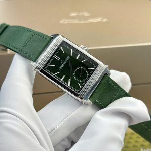 Đồng Hồ Jaeger LeCoultre Replica Cao Cấp Màu Xanh Lá Cây Dây Da Nhà Máy MG 27.4×45 (2)