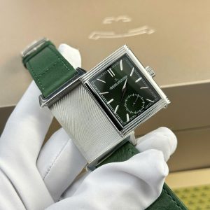 Đồng Hồ Jaeger LeCoultre Replica Cao Cấp Màu Xanh Lá Cây Dây Da Nhà Máy MG 27.4×45 (2)
